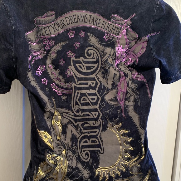 Graphic V-Neck Tee Shirt: Dream / Believe - Picture 4 of 7